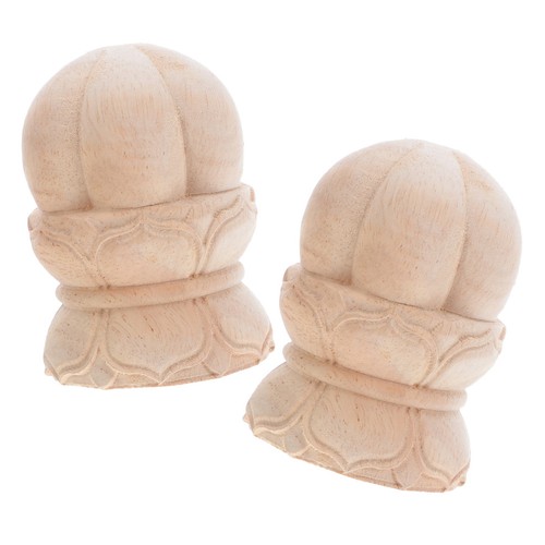 2pcs unfinished wooden - 2pcs,