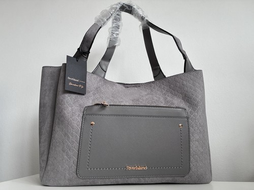 River island shopper bag grey - ,