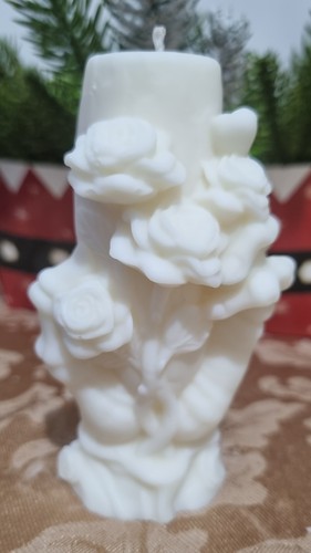 White holding hands - hands, candle