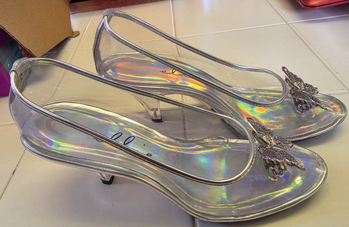 Cinderella glass shoes - cinderella,