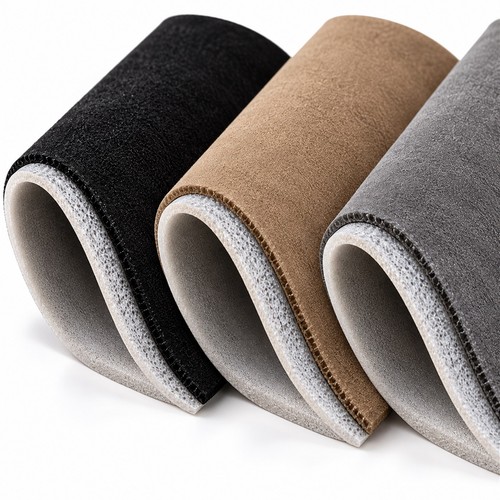 5mm foam backed suede fabric - suede,