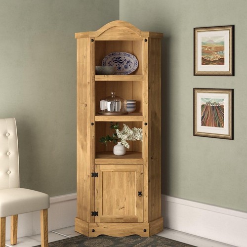 Solid pine corner display - solid,