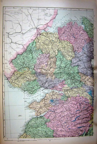 Original old antique - original, map