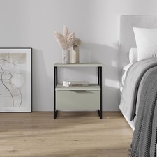 1 Drawer Ash Green Bedside