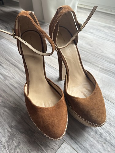 Zara very high heels brown - heels,