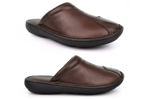 Mens leather slippers outdoor - mens,