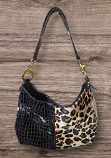 Andre Oliver Black Croc Print