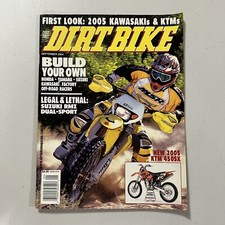 SEPTEMBER 2004 DIRT BIKE MAGAZINE MOTOCROSS KTM 450SX 2005 SUZUKI DUAL SPORT RMZ