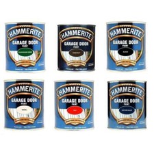Hammerite  Garage Door Paint Prevents Rust GLOSS Finish 750ml  All Colours