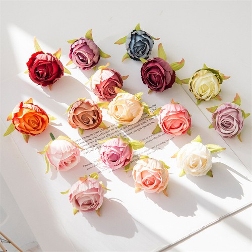 20x rose artificial silk - artificial,