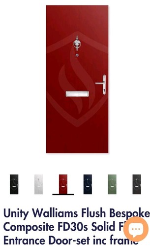 Fd30s composite fire - fire, door-set