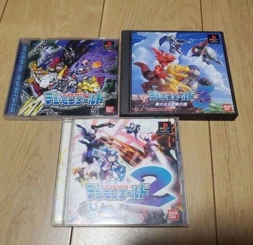 Lot digimon world 3 - 3, set