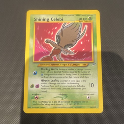 Shining celebi 106 - celebi, 106/105