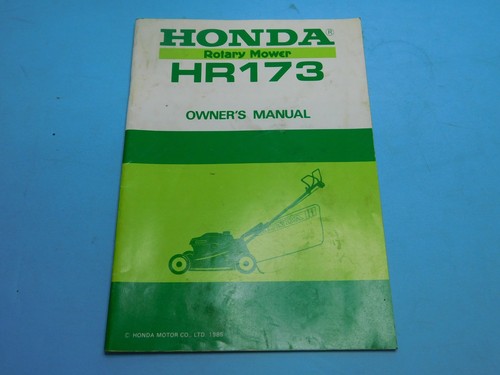 Oem owners manual for honda - oem,