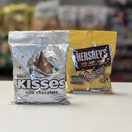 Hersheys kisses and miniatures - hersheys,