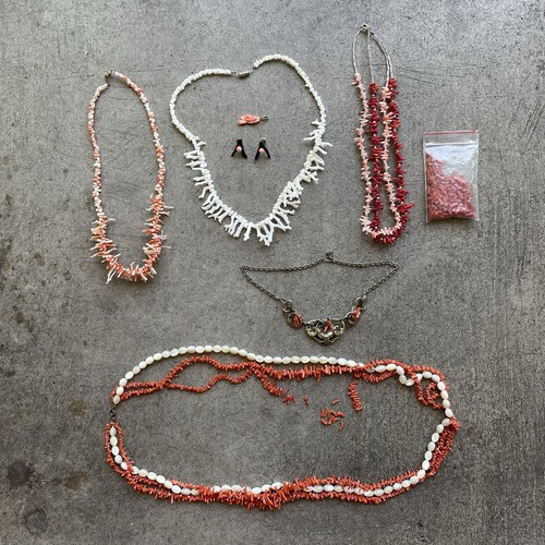 Vintage natural coral jewelry - vintage,