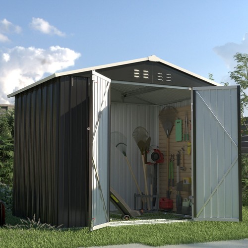 Garden shed apex roof 8x6ft - apex,