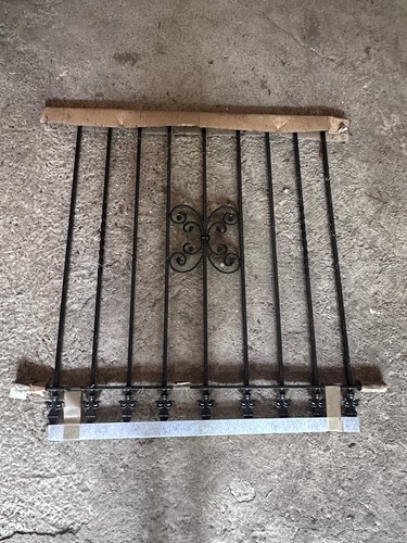 Wrought iron railings - iron,