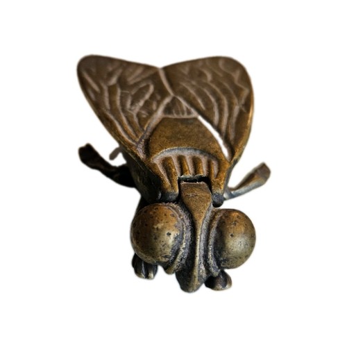 Vintage brass fly ashtray - vintage,