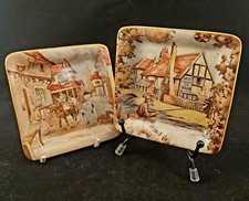 2 Newhall Pottery Square Trays