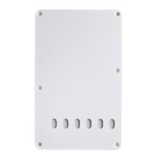 Fender Stratocaster Vintage Style 1 Ply Tremolo Back Plate Cover (White)