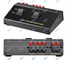 2 WAY SPEAKER SWITCH BOX AUDIO