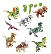 Dinosaur toy set, 8 pieces
