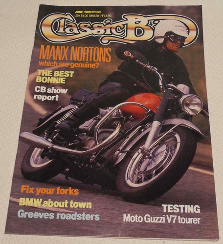 Classic bike manx norton - 6/89,