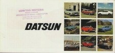 Datsun Nissan Range 1976 UK Brochure Cherry Sunny Violet Bluebird Laurel 260C
