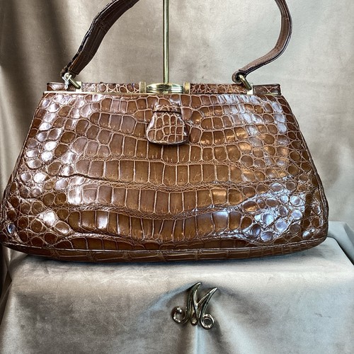 1950s genuine crocodile - genuine,