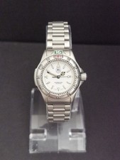 TAG HEUER 4000 SERIES PROFESSIONAL  WF1412-0 WHITE DIAL LADIES QZ WATCH