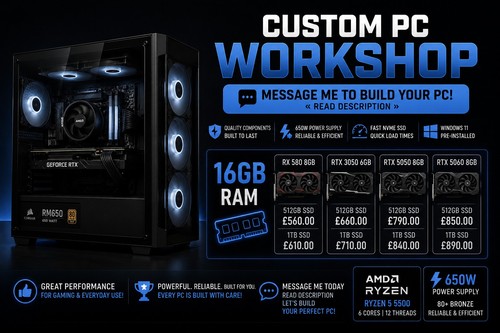 Custom gaming workshop 32gb - pc,