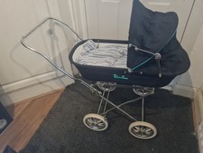 Kids Vintage Silver Cross dolls Pram Steel Body push chair small mini girls boys