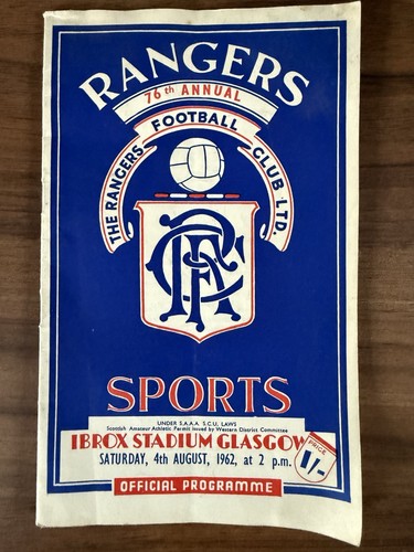 Rangers 1962 final - fc, annual