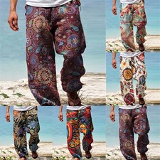 Wide Leg Harem Pants for Men