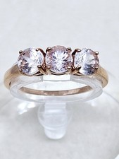 9ct Rose Gold Kunzite Ring 1.95 cts Size Q  (1.60g) with cert