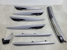 BMW X5 F15 14-18 DOOR & DASHBOARD TRIM SET BRUSHED ALUMINIUM
