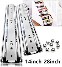 350mm-700mm Heavy Duty Fully Extension Ball Bearing Drawer Cabinet Runners Slide