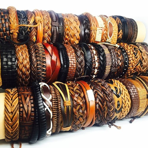 50pcs retro leather cuff - 50pcs,