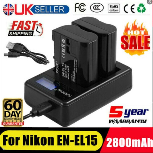 2800mah el15 rechargeble - 2x,