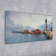 Wall Art Glass Print fishing