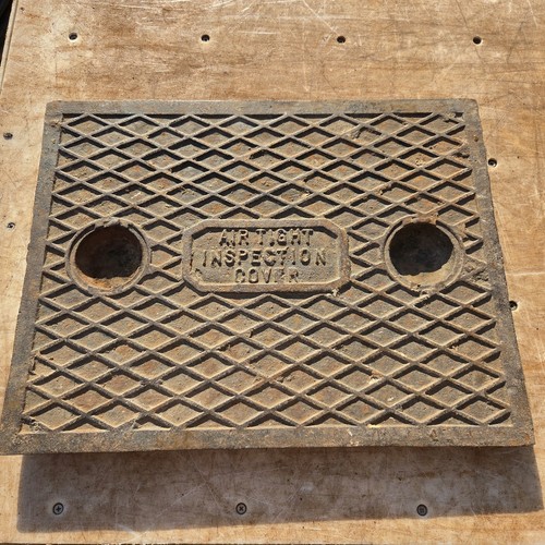 Cast iron manhole cover - cast,