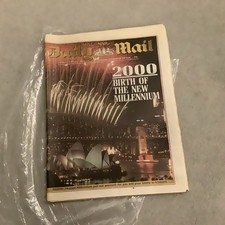 DAILY MAIL NEWSPAPER 1ST JANUARY 2000 MILLENIUM END/START CENTURY