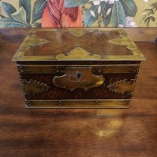 Vintage 1950s Geo. Bassett & Co Ltd treasure chest biscuit tin