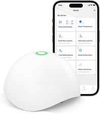 Meross Water Leak Detector Hub Needed Smart Water Alarm App Alert Replaceable