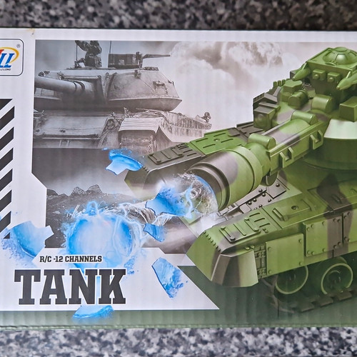 Tank with firing blaster - with,