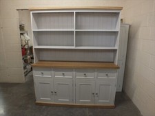 RUTLAND PAINTED 6FT OPEN TOP DISPLAY DRESSER- BESPOKE SIZES & COLOURS AVAILABLE