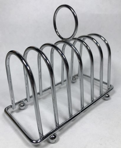 Silver coloured metal toast - silver,