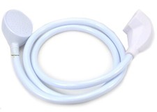 Single Shower Head Hose Spray Mixer 1.5 - 1.7m (Extra Wide Single Tap Fitting)