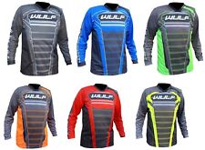 Wulfsport Adult Motocross Race Shirts 2024 Enduro Quad BMX Dirt Bike Jersey